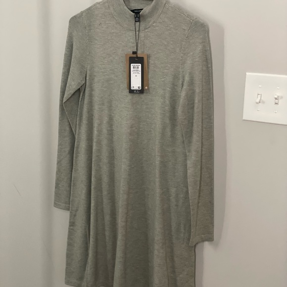 Veto Moda XS Sweater Dress in Grey NWT - Picture 1 of 3